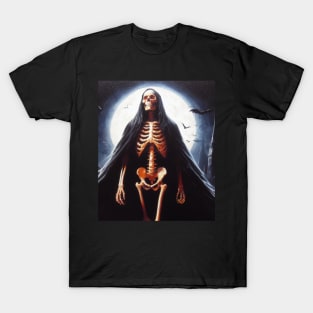 Skeleton at Night T-Shirt